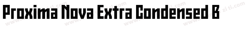 Proxima Nova Extra Condensed Bold字体转换